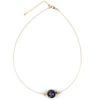 Collier en argent et Charoïte