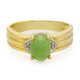 Bague en argent et Chrysoprase impériale