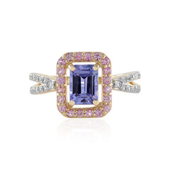 Bague en or et Tanzanite