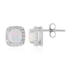 Boucles d'oreilles en argent et Opale Welo