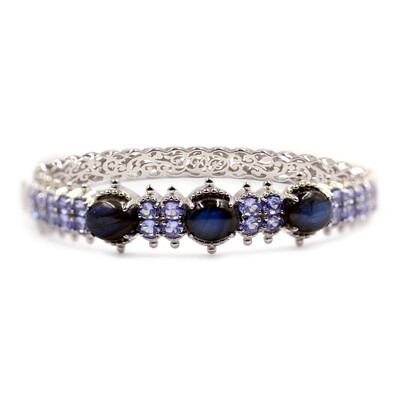 Bracelet en argent et Labradorite (Dallas Prince Designs)
