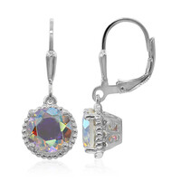 Boucles d'oreilles en argent et Quartz Rayon de Lune