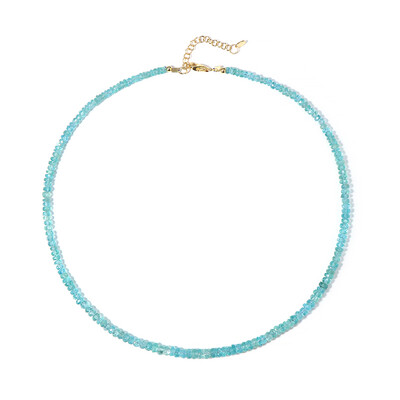 Collier en argent et Apatite bleue