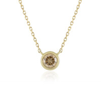 Collier en or et Diamant champagne I2 (de Melo)