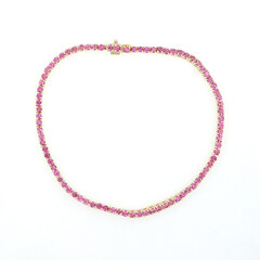 Bracelet en or et Rubellite