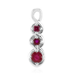 Pendentif en argent et Rubis de Birmanie (Pallanova)