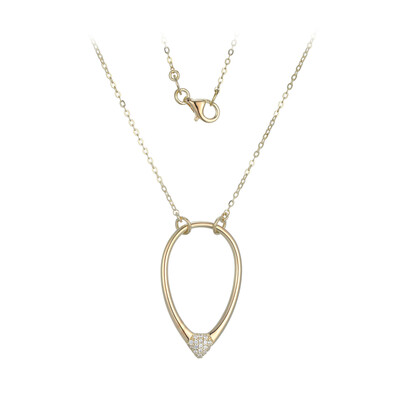 Collier en argent et Zircon (Adela Silber)