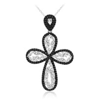 Collier en argent et Topaze blanche