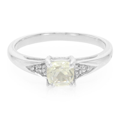 Bague en argent et Orthose