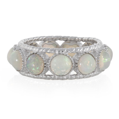 Bague en argent et Opale Welo