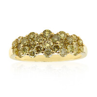Bague en or et Diamant jaune SI1 (CIRARI)