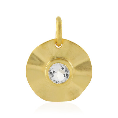 Pendentif en argent et Quartz blanc