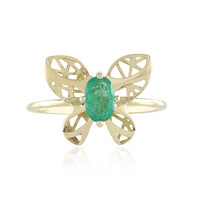 Bague en or et Emeraude de Zambie (Ornaments by de Melo)