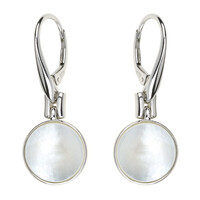 Boucles d'oreilles en argent et Nacre