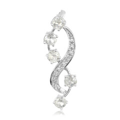 Pendentif en argent et Amblygonite