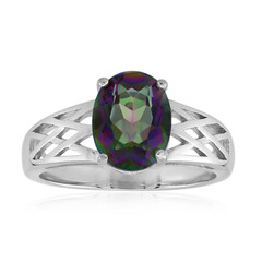 Bague en argent et Quartz mystique