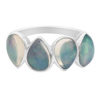 Bague en argent et Opale Welo