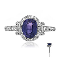 Bague en or et Saphir pourpre (CIRARI)