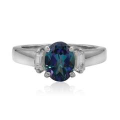 Bague en argent et Topaze Neptune