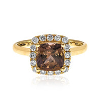Bague en or et Tanzanite non chauffée