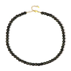 Collier en argent et Pyrite