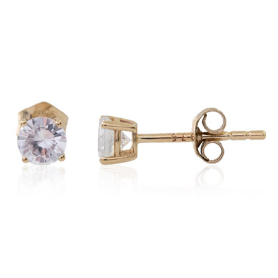 Boucles d'oreilles en or et Zircon
