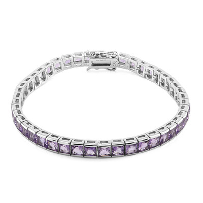 Bracelet en argent et Améthyste