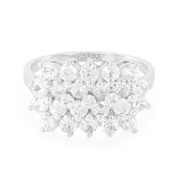 Bague en argent et Zircon