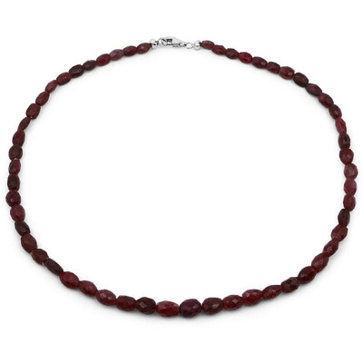 Collier en argent et Rubis