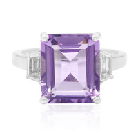 Bague en argent et Améthyste