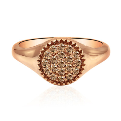 Bague en or et Diamant rose de France SI1 d'Argyle  (Annette)