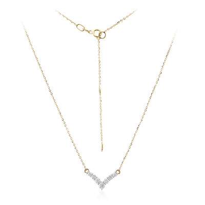 Collier en or et Diamant SI1 (G) (Annette)