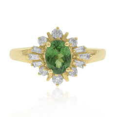 Bague en or et Grenat Tsavorite AAA (CIRARI)