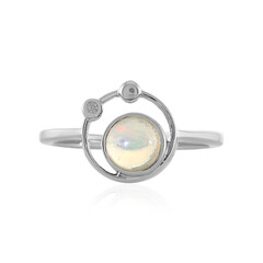 Bague en argent et Opale Welo