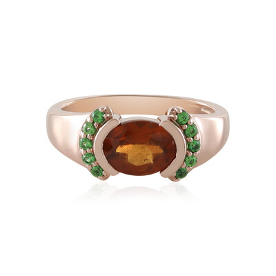 Bague en argent et Grenat Hessonite (KM by Juwelo)