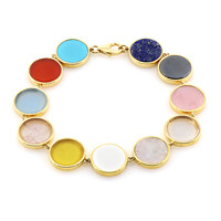 Bracelet en argent et Turquoise (Juwelo Bauhaus)