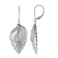 Boucles d'oreilles en argent et Nacre (Art of Nature)