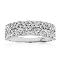 Bague en platine et Diamant SI2 (G)