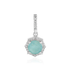 Pendentif en argent et Grandidierite