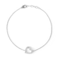 Bracelet en argent et Zircon