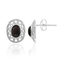Boucles d'oreilles en argent et Opale Mezezo