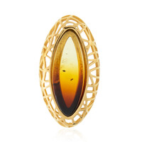 Pendentif en argent et Ambre baltique