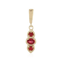 Pendentif en or et Rubis de Tanzanie