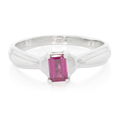Bague en argent et Rhodolite du Rajasthan