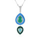 Collier en argent et Onyx vert (Dallas Prince Designs)