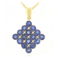 Collier en or et Saphir d'Éthiopie (AMAYANI)