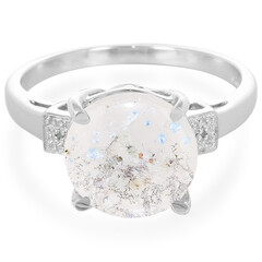 Bague en argent et Quartz Medusa