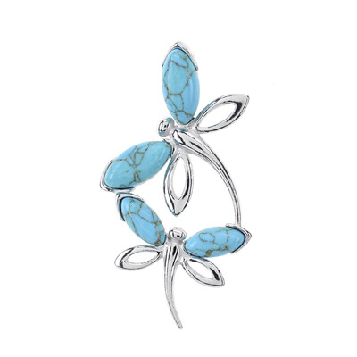 Pendentif en argent et Turquoise (dagen)