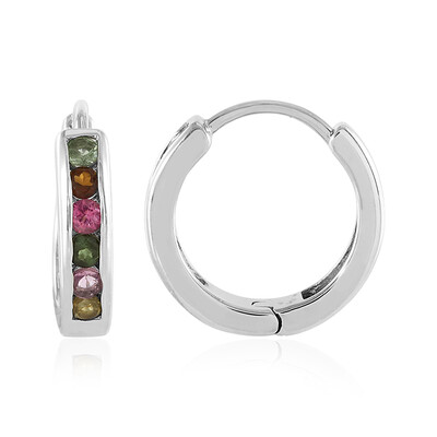 Boucles d'oreilles en argent et Tourmaline