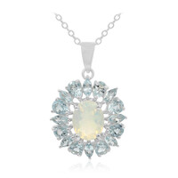 Collier en argent et Opale Welo